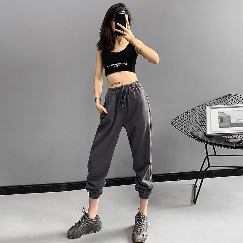 Women's loose high waist casual pants