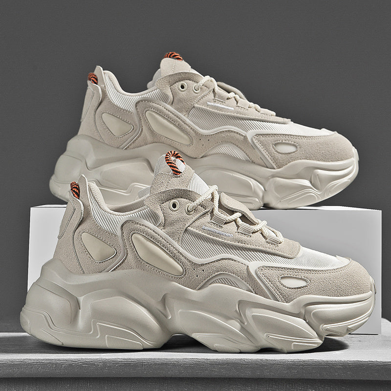 Summer Breathable New White Daddy Shoes