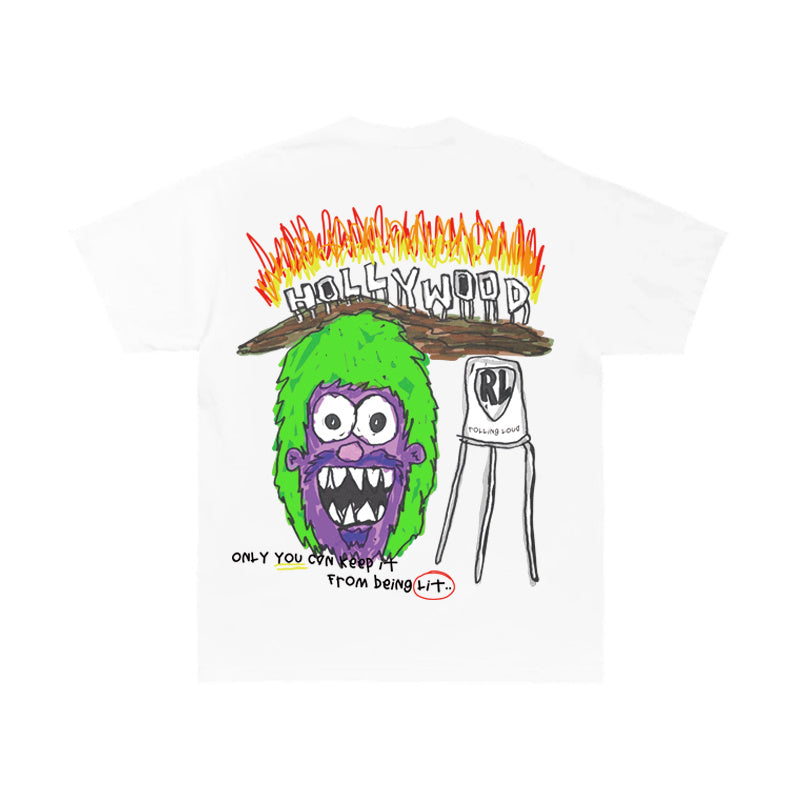 New Summer Hand-Painted Graffiti Short sleeve