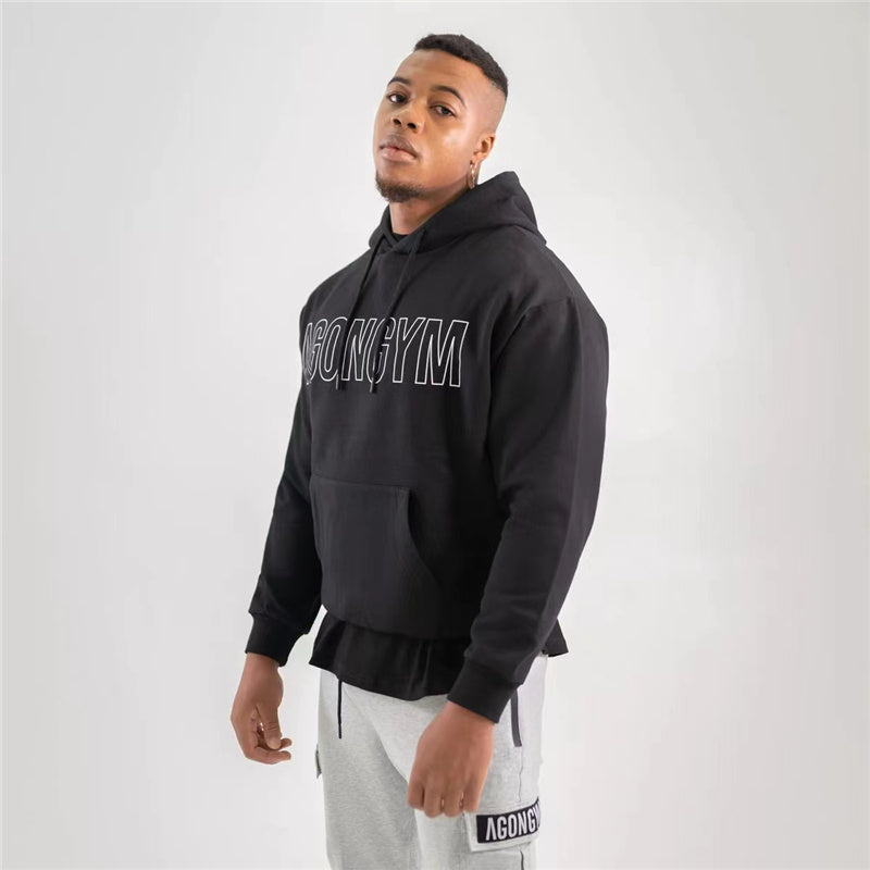 Cotton Spring Autumn Running Men's Sweatshirt