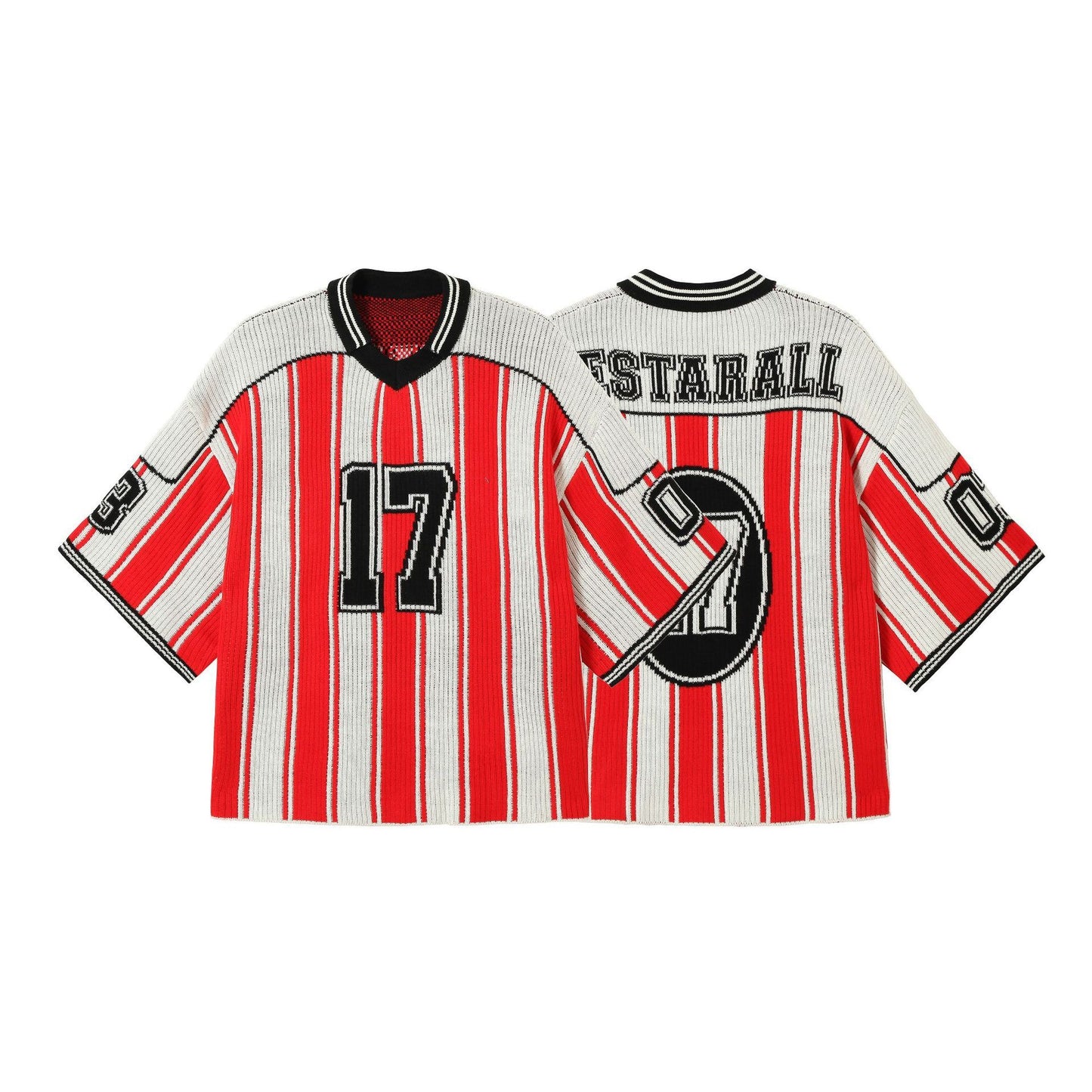Fashion Men's Striped Color Matching Top