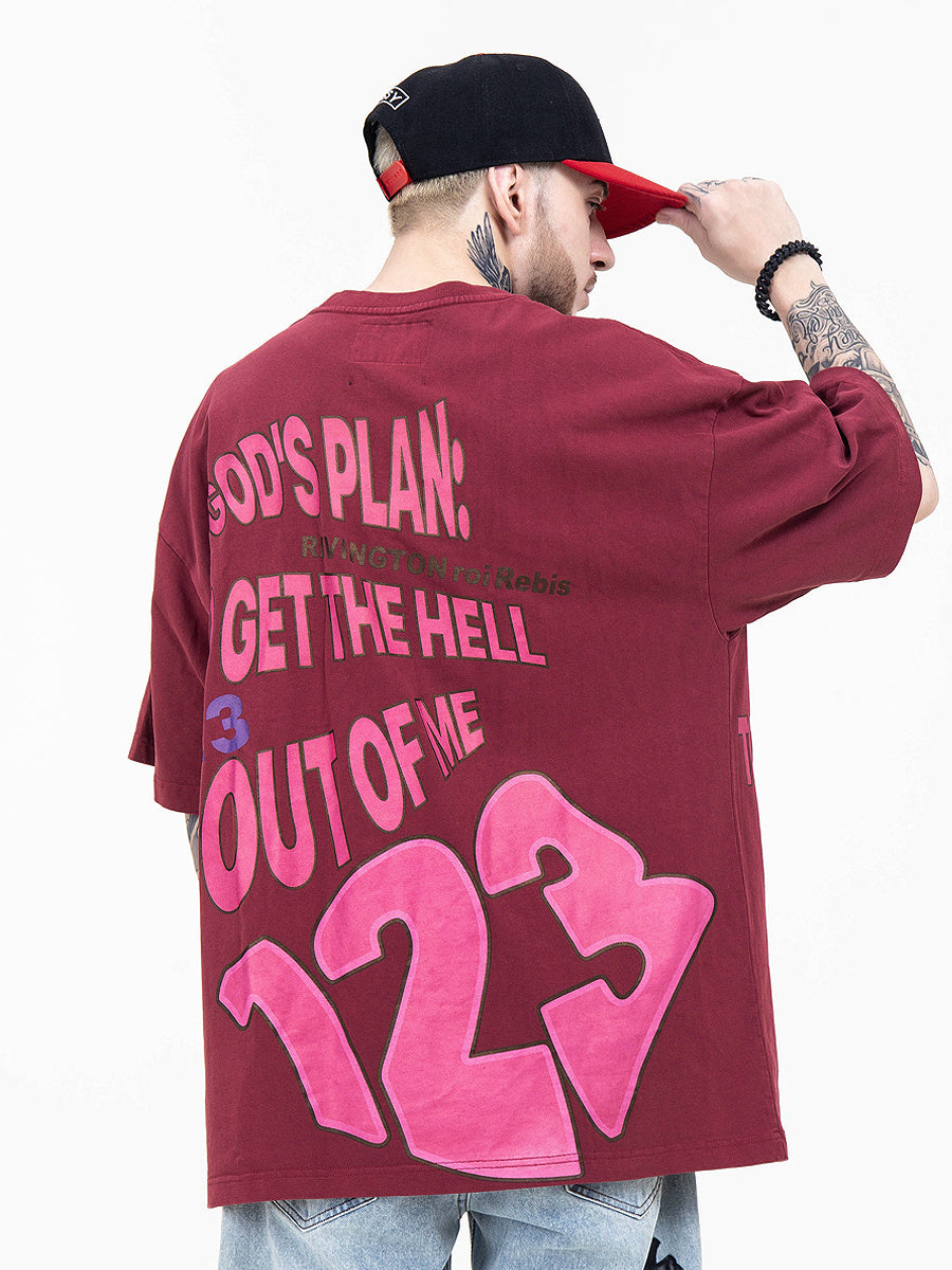 Men's Fried Street Loose Five Points Trendy Sleeves