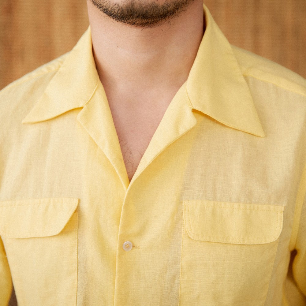 Versatile Casual Cuban Collar Shirt For Men