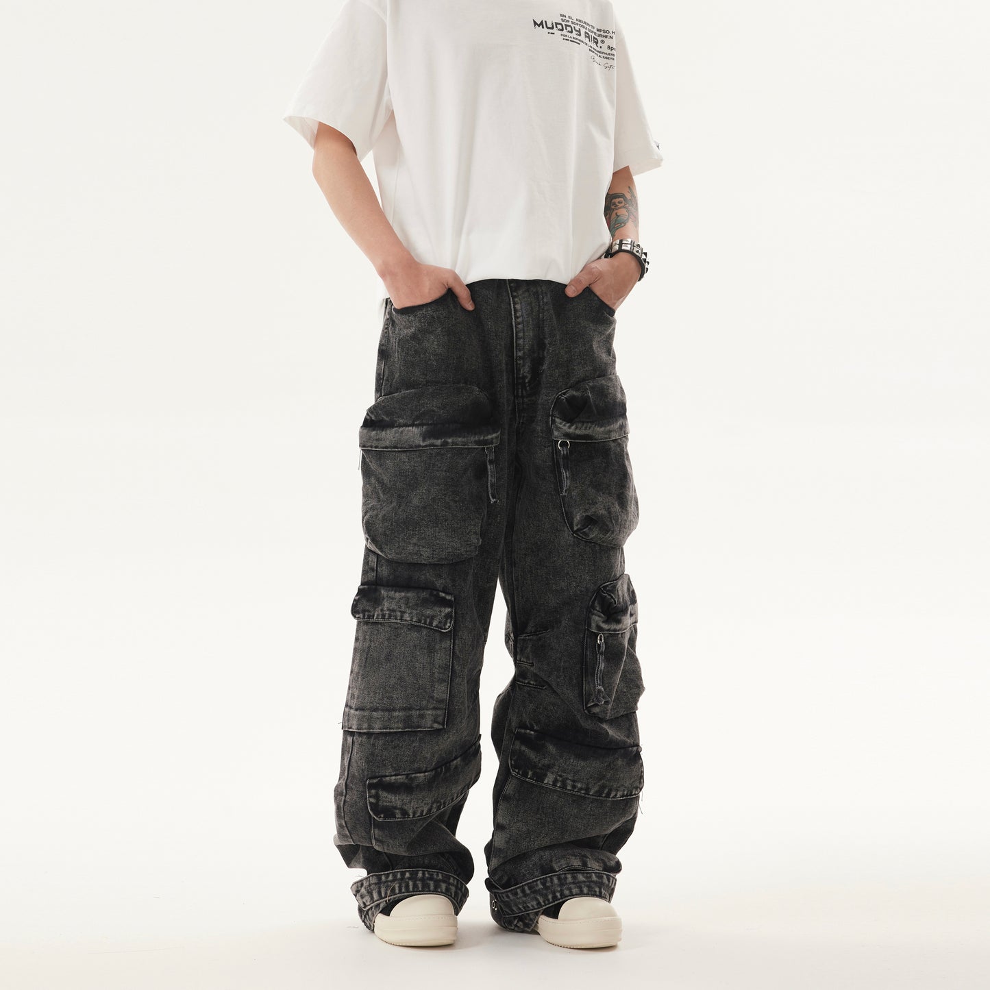 Washed With More Than Worn Jeans Pockets