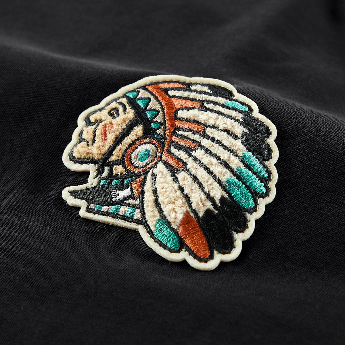 T-shirt Men's American Letter Towel Embroidery