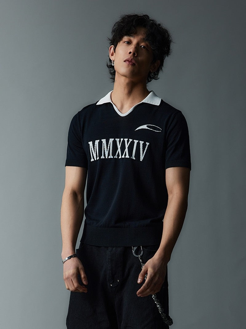 Small V-neck Polo Shirt Short-sleeved T-shirt