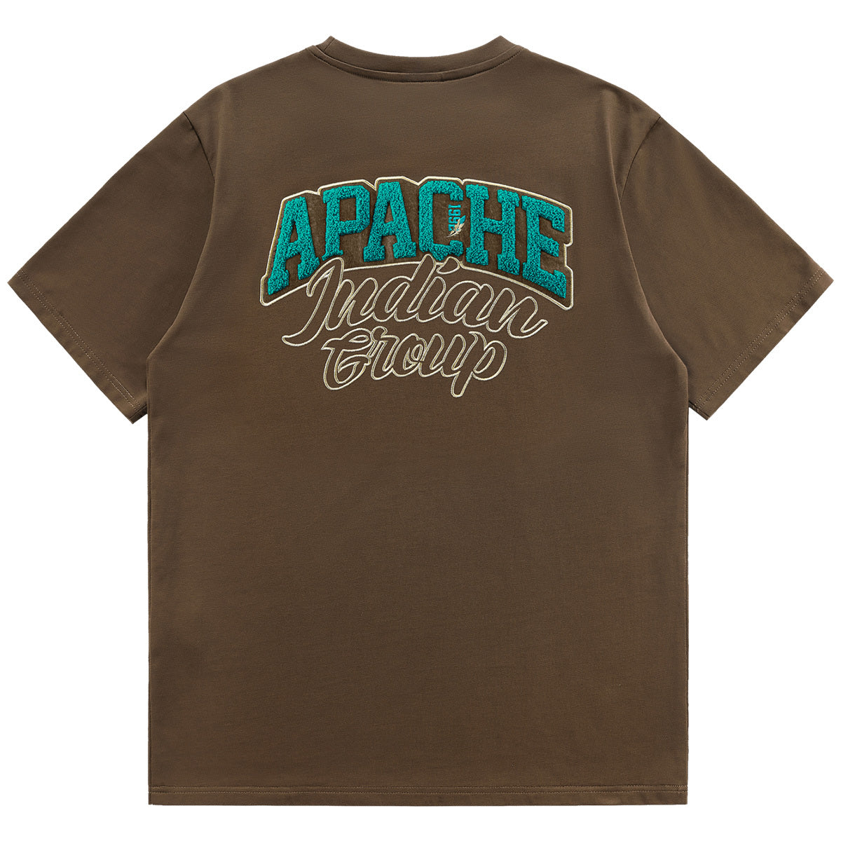T-shirt Men's American Letter Towel Embroidery