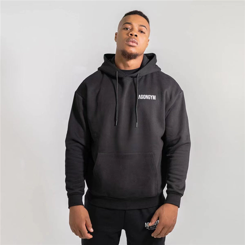 Cotton Spring Autumn Running Men's Sweatshirt