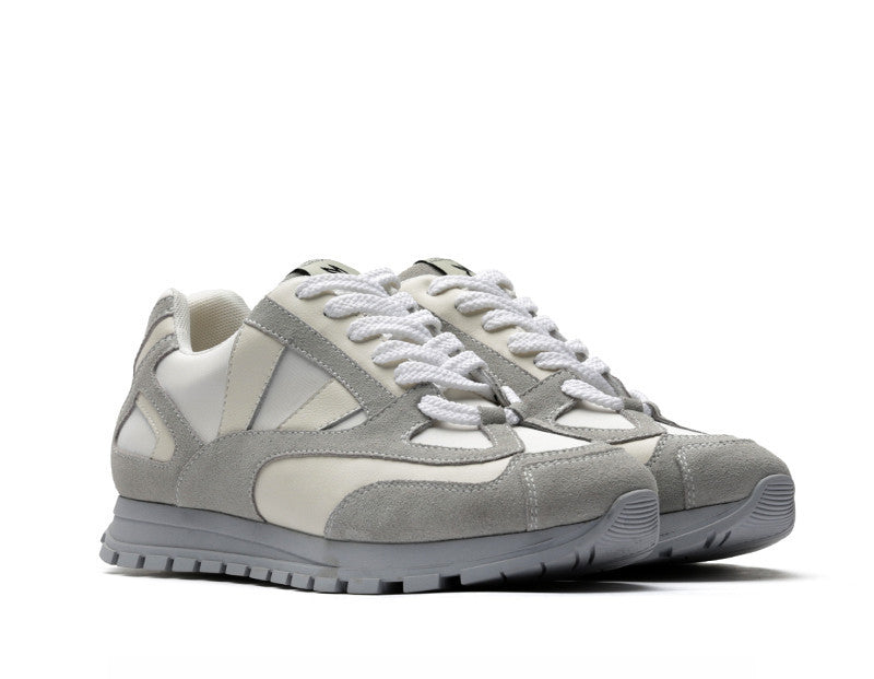 Retro Mesh Splicing Breathable Forrest Shoes Men's Sports High Casual Shoes