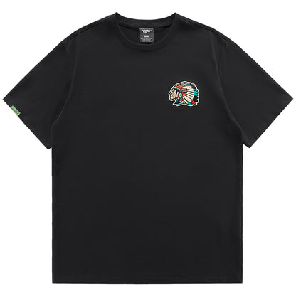 T-shirt Men's American Letter Towel Embroidery