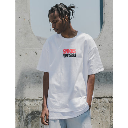 Original Fun Sneakers Printed Hip-hop Loose hHalf-sleeved T-shirt