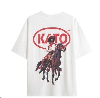Short-sleeved Men's Trendy T-shirt Ins Trend Summer Loose