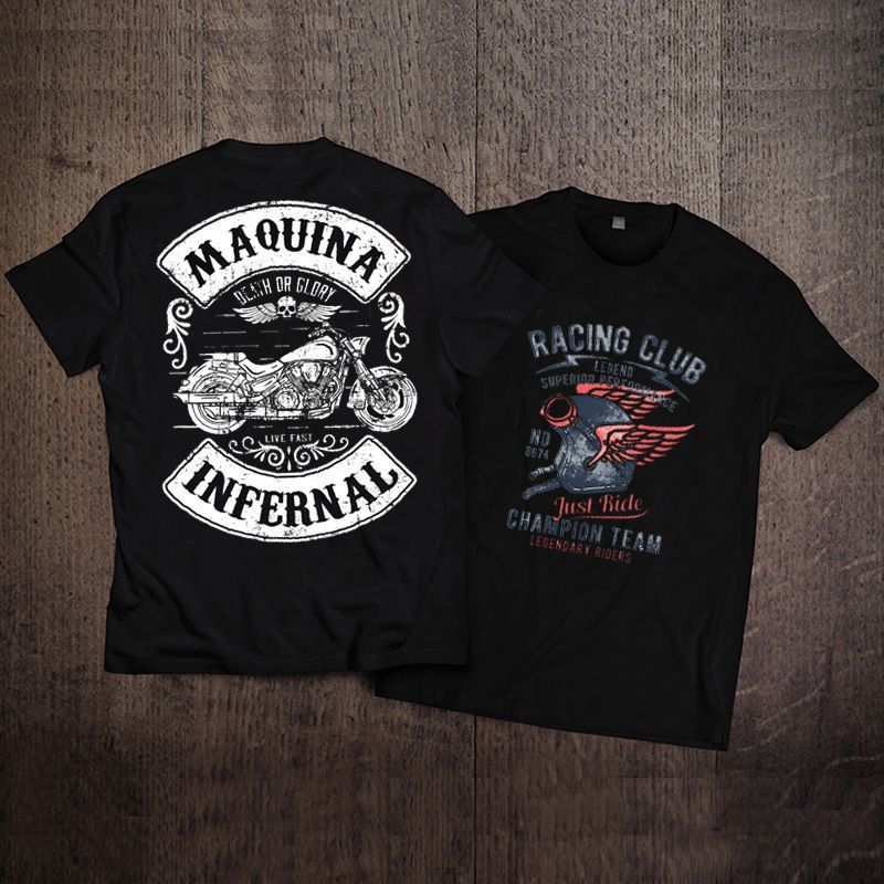 Men's Heavy Niche Personality Creative Design Printed Skin-friendly Short Sleeve