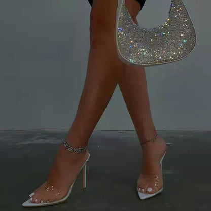 Women's Ultra-high Vamp Stiletto Heel Slippers