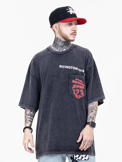 Men's Fried Street Loose Five Points Trendy Sleeves