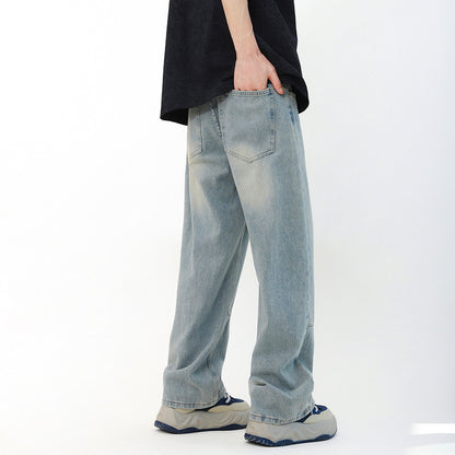 Men's Fashion Brand Loose Casual Wide-leg Trousers