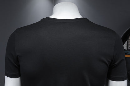 Men's Summer Jade Silk Handsome Bottoming Shirt