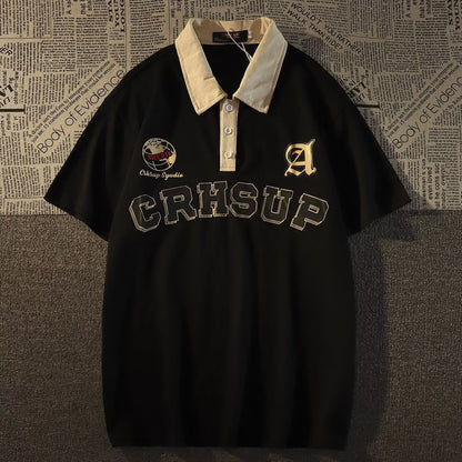 Men's Fashion Cropped Sleeve Japanese Style