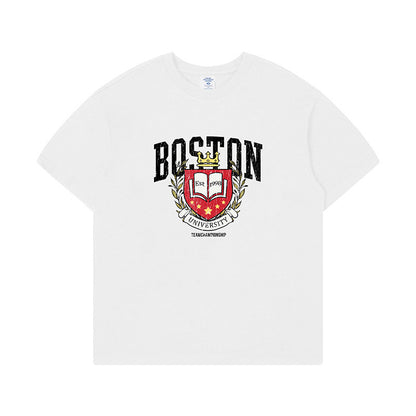 Men's Retro Printed T-shirt Loose