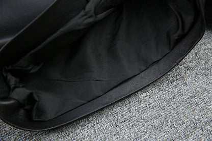 Drawstring Pocket Casual Leather Sheepskin Shorts