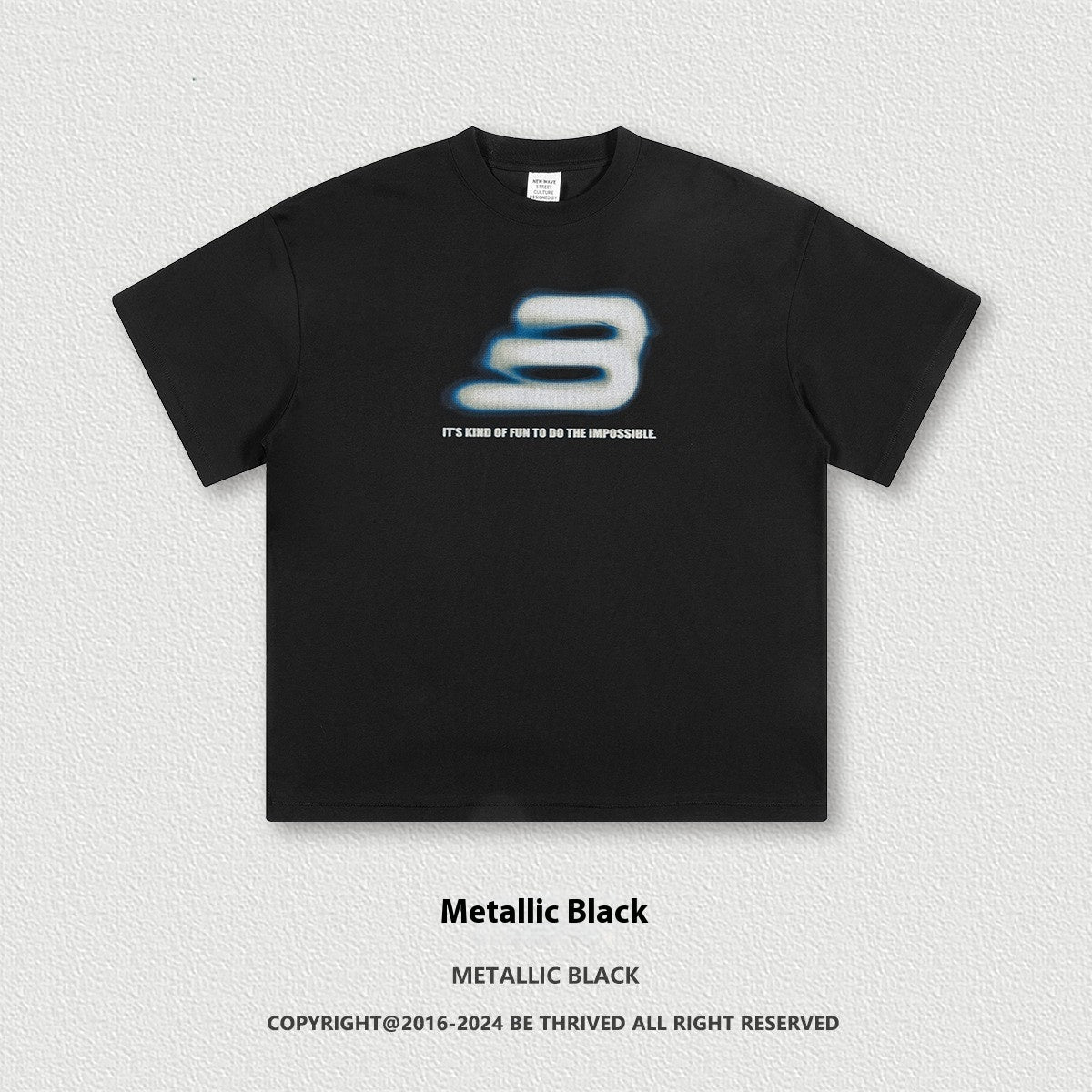 Men's High-grade Loose Short-sleeved T-shirt