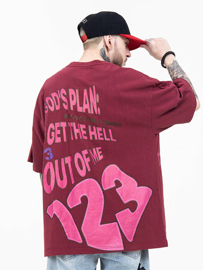 Men's Fried Street Loose Five Points Trendy Sleeves