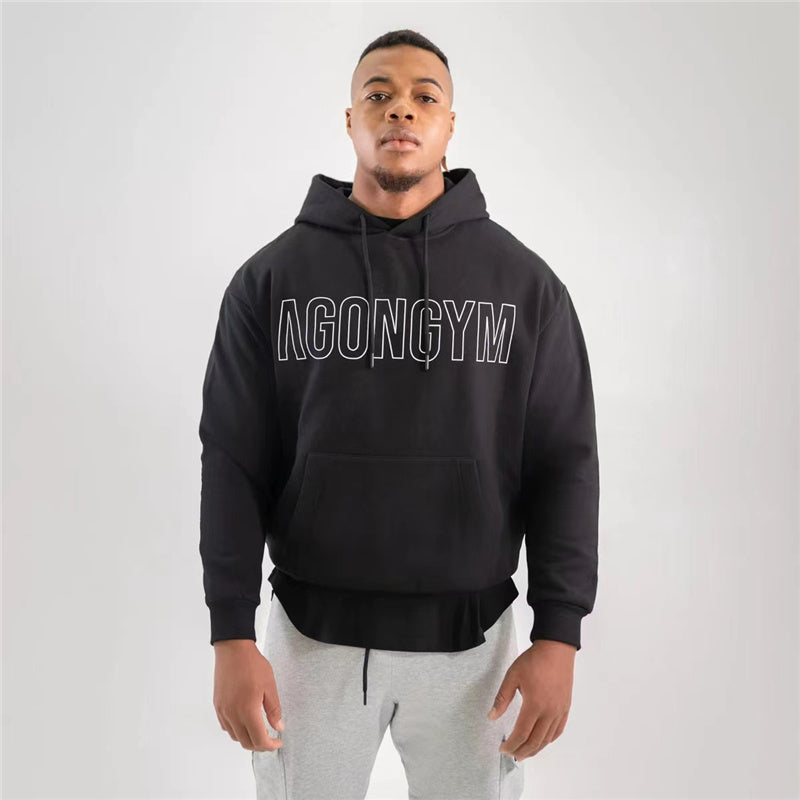 Cotton Spring Autumn Running Men's Sweatshirt