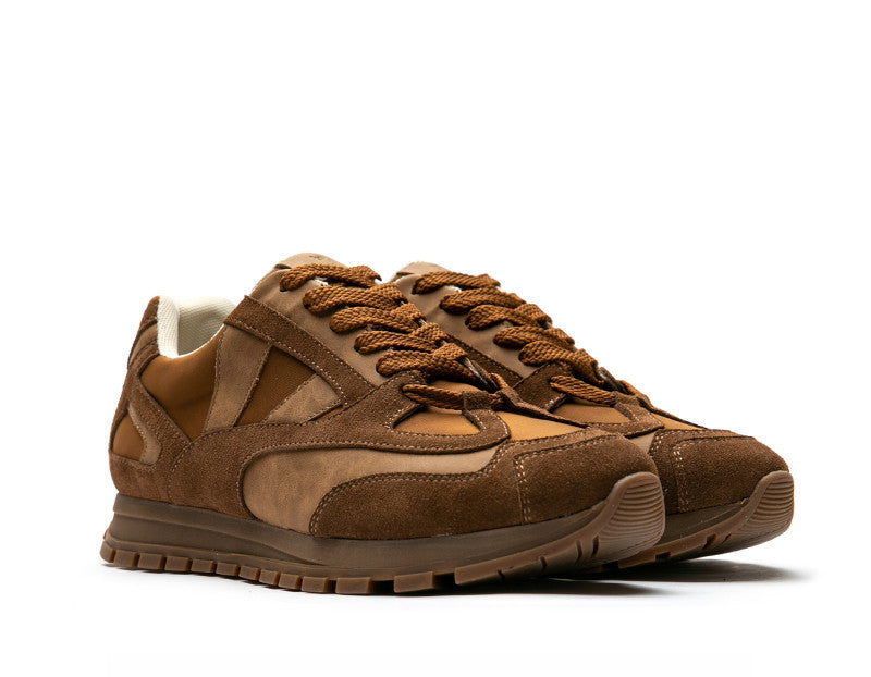 Retro Mesh Splicing Breathable Forrest Shoes Men's Sports High Casual Shoes