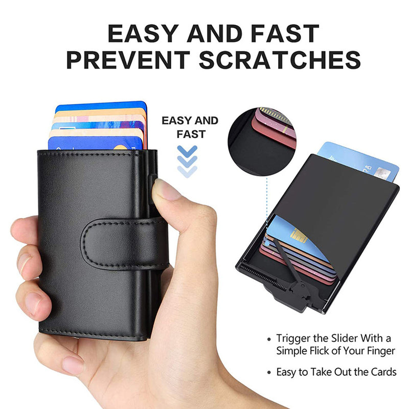 European and American Multifunctional Metal Wallet Fashion Slim