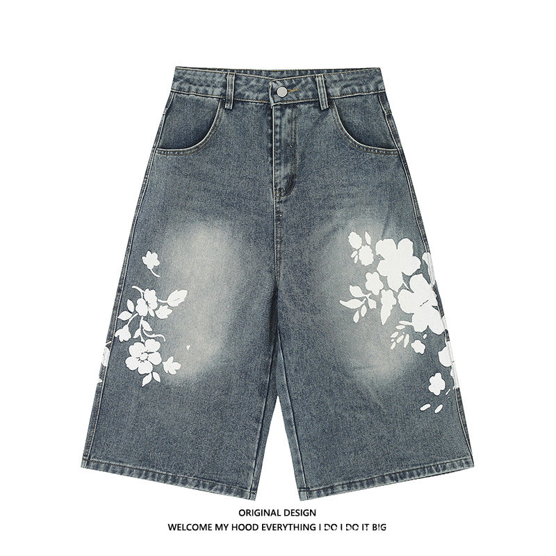 Personality Women's Retro Washed Jeans