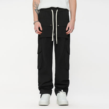 European And American Fashion Cool Male Drawstring Overalls