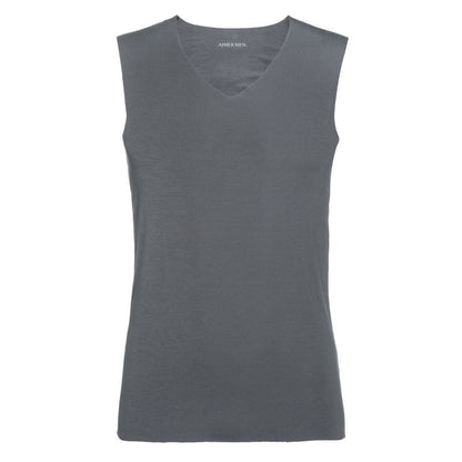 Men's Modal Solid Color Thin High Stretch Sleeveless Tank Top