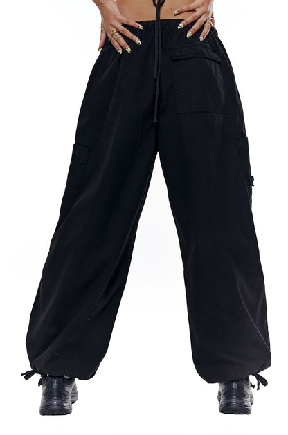 Overalls Retro Ankle-tied Casual Wide-leg Trousers