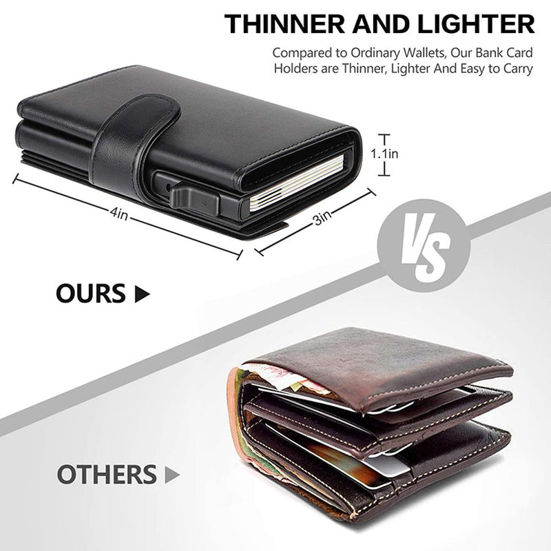 European and American Multifunctional Metal Wallet Fashion Slim