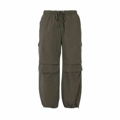 Overalls Retro Ankle-tied Casual Wide-leg Trousers