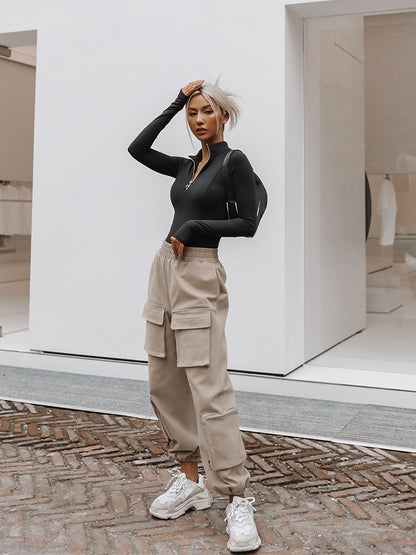 Thickened Women's Loose Workwear Sports Casual Pants