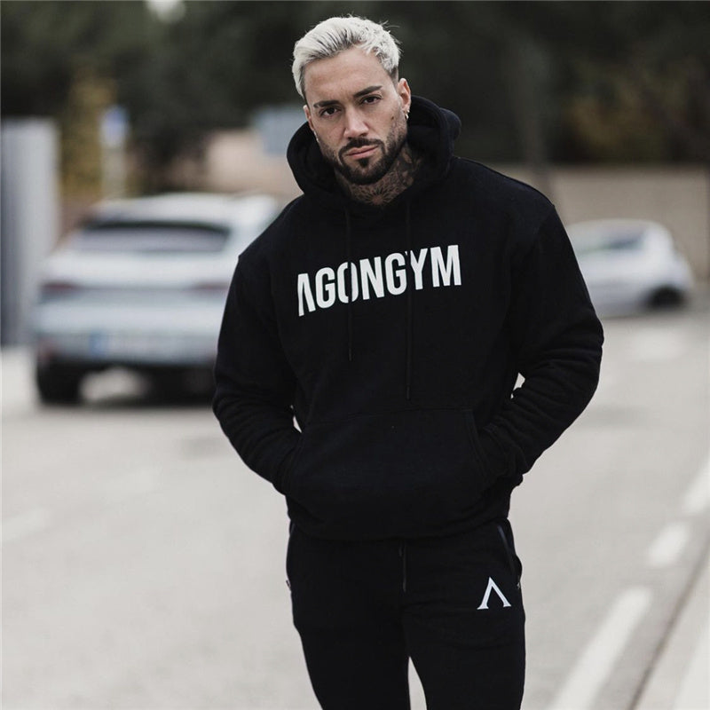 Cotton Spring Autumn Running Men's Sweatshirt