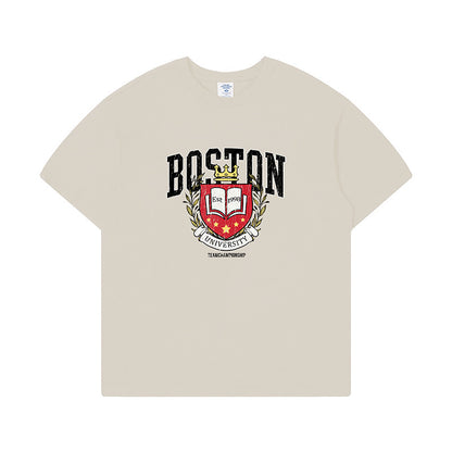 Men's Retro Printed T-shirt Loose
