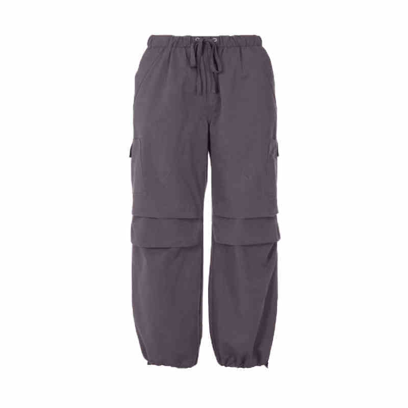 Overalls Retro Ankle-tied Casual Wide-leg Trousers