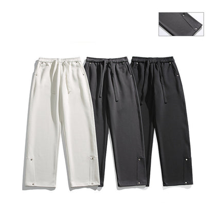 Casual Straight-leg Functional Trousers For Men