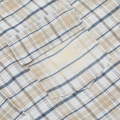 Fashionable All-match Hooded Plaid Shirt For Men