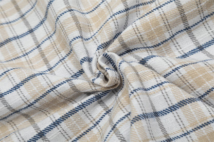 Fashionable All-match Hooded Plaid Shirt For Men