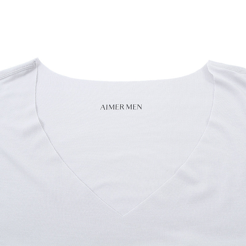 Men's Modal Solid Color Thin High Stretch Sleeveless Tank Top